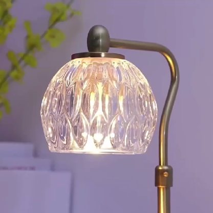 Lampara Calentadora de Velas Aromaticas Farol Dorado