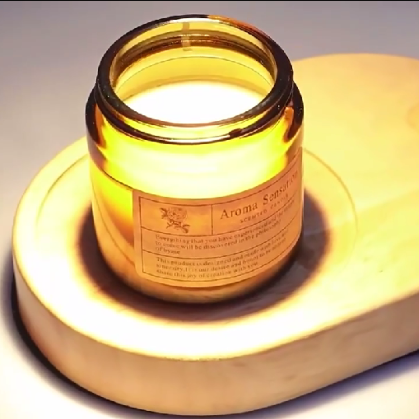 PREVENTA - Lampara Calentadora de Velas Aromaticas Farol Dorado