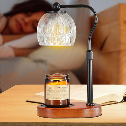 PREVENTA - Lampara Calentadora de Velas Aromaticas Farol Negro