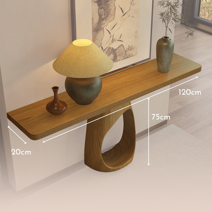 Mesa Arrimo Nido Madera Maciza Roble