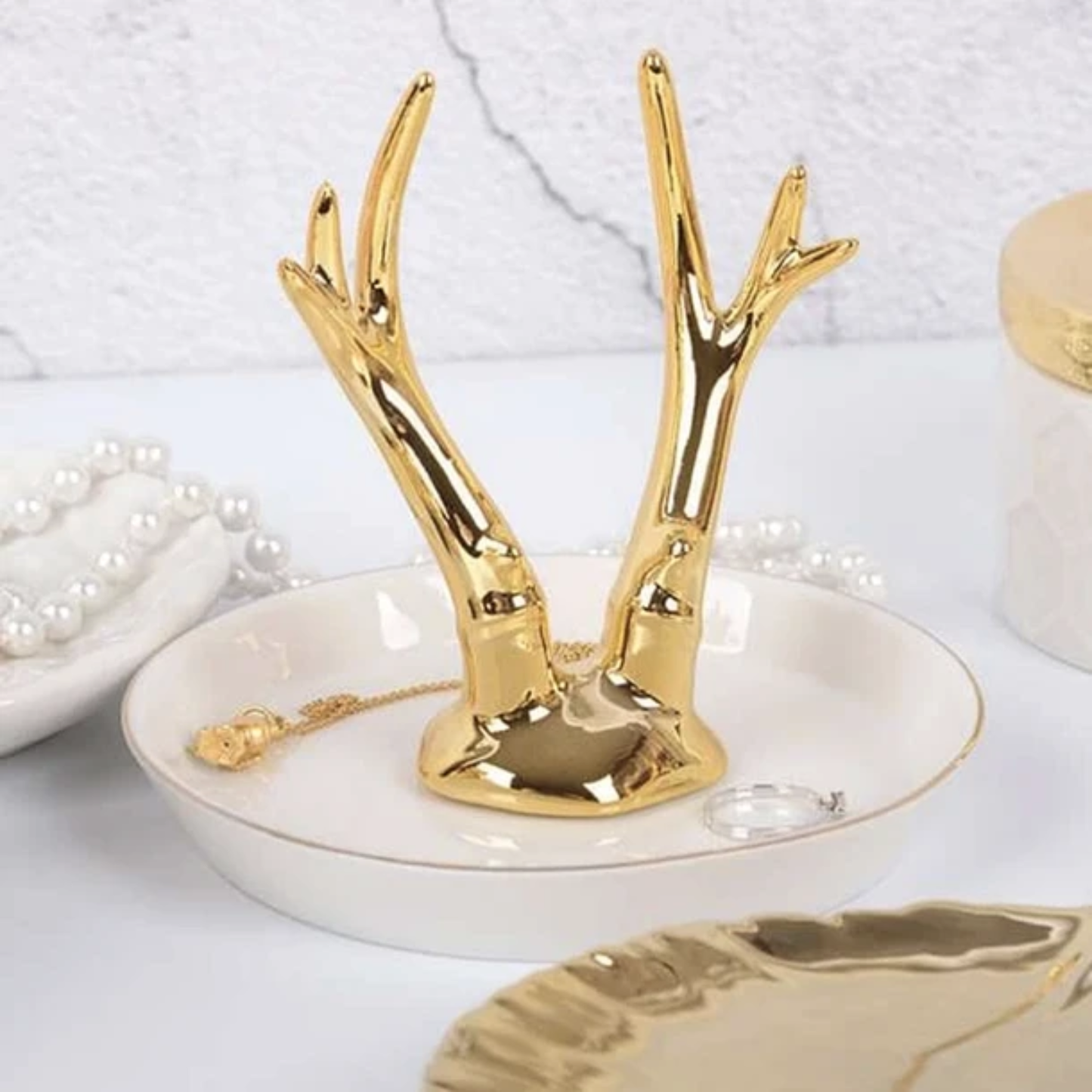 Plato Para Joyas Ciervo