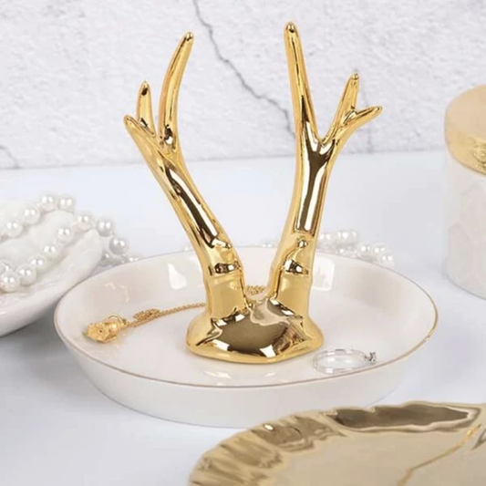 Plato Para Joyas Ciervo
