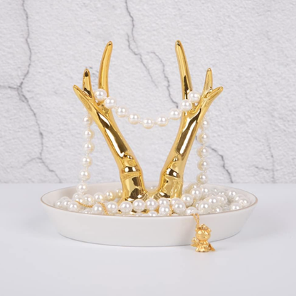 Plato Para Joyas Ciervo