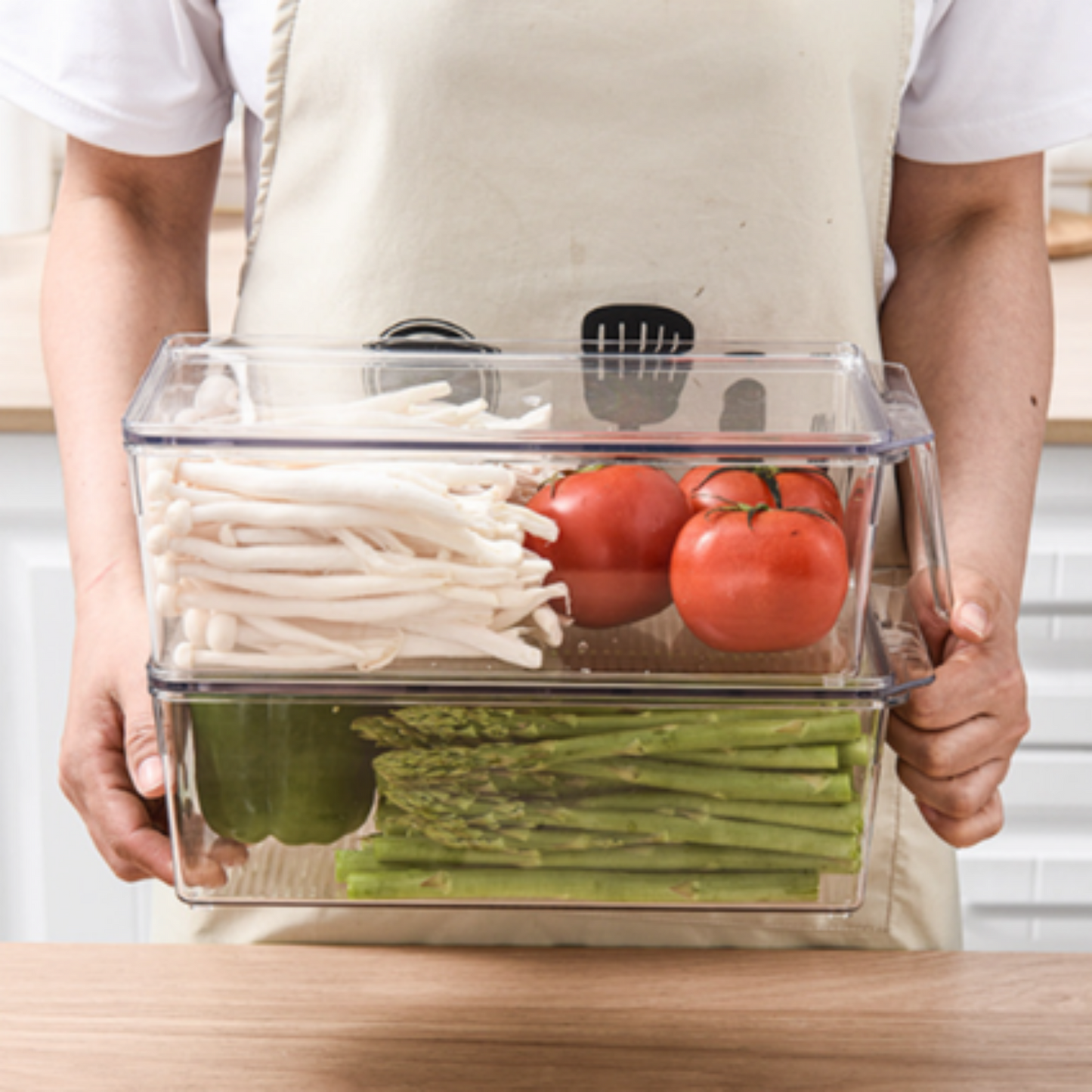 Organizador de Refrigerador con Mango Mediano