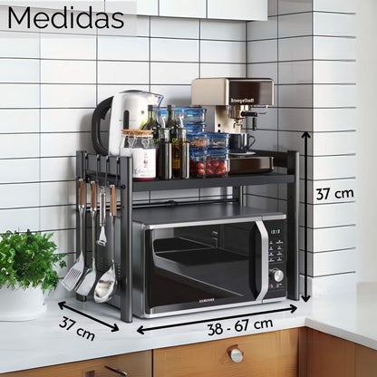 Estante Organizador Extensible Para Cocina