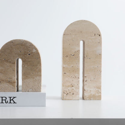 Arco Escultural Piedra Travertino Decorativo Grande