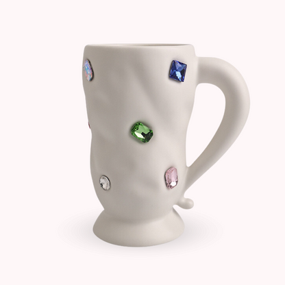 Taza Cerámica con Joyas 330ml