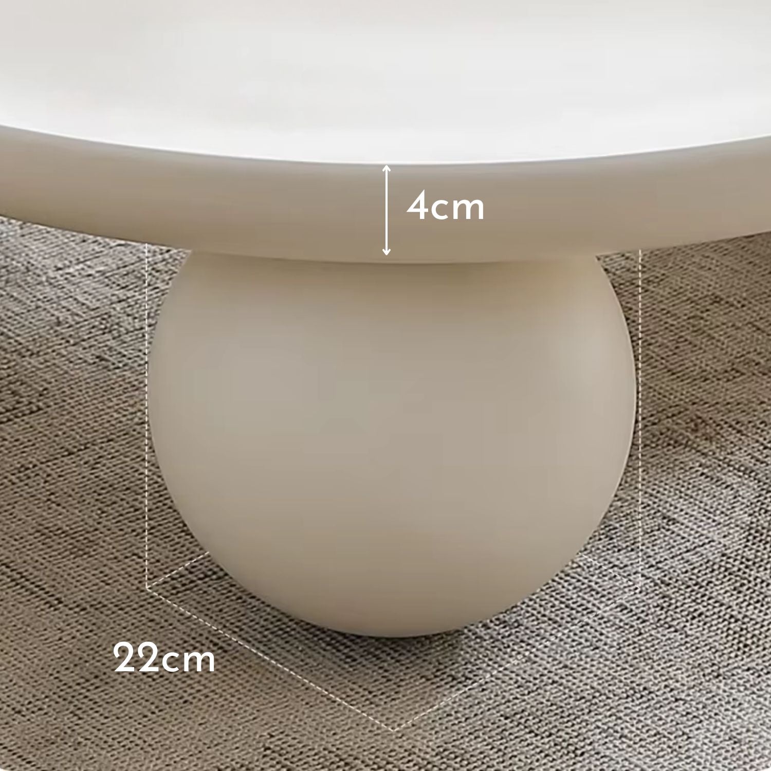 PREVENTA - Mesa de Centro Redonda Escandinava Sphere