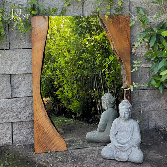 Espejo Madera Rústico Río