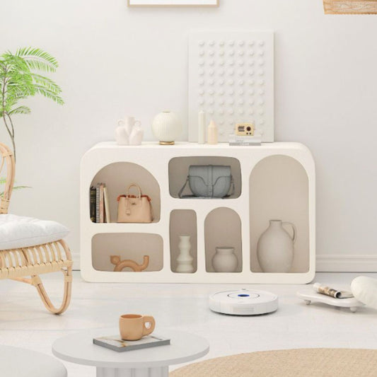 Aparador Organizador Geométrico Bogen Marfil Mediano