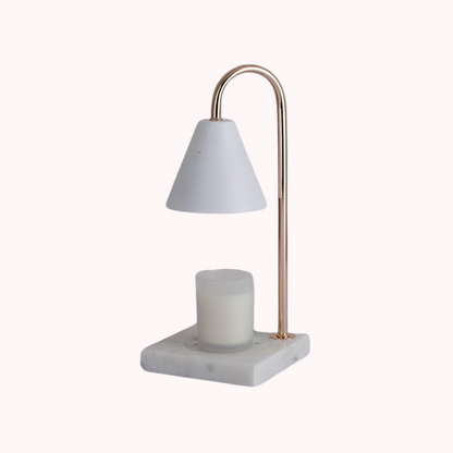 Lampara Calentadora de Velas Blanca