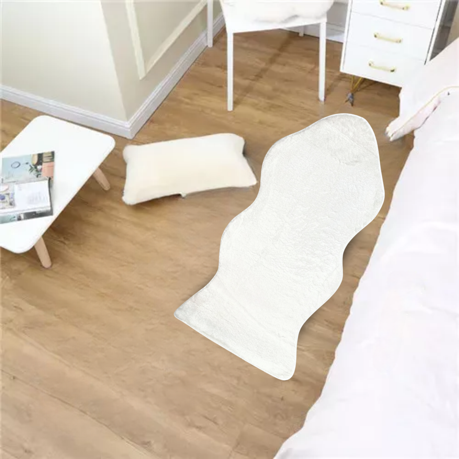 Alfombra Antideslizante Blanco