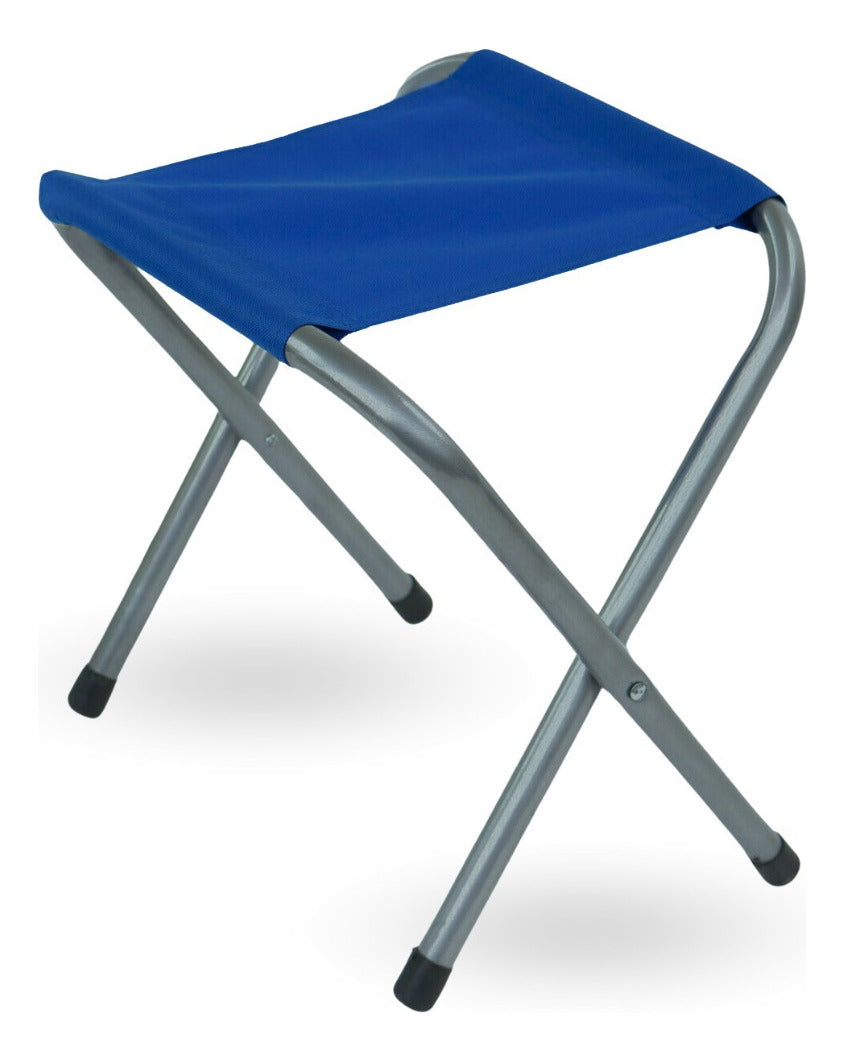 Asiento Plegable Para Camping Azul oscuro