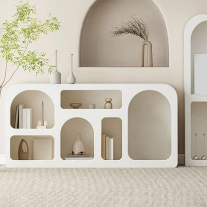 Aparador Organizador Geométrico Bogen Marfil Mediano