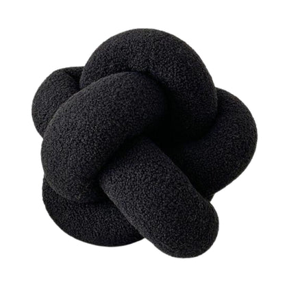 Cojín Nudo Negro Bouclé Deco