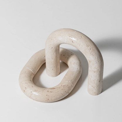 Set 3 Arcos Figura Deco Estilo Marmol Travertino