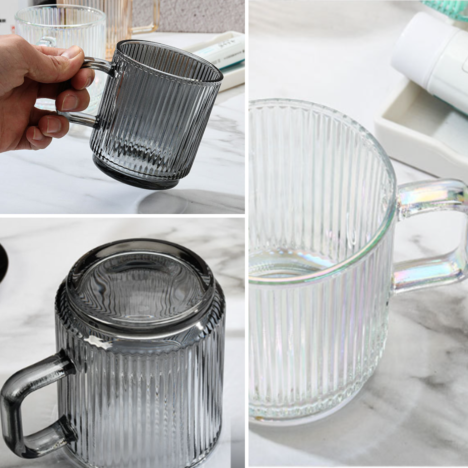 Vasos Organizadores Para Baño De Cristal