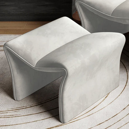 Sitial Velvet Crema con Apoyapiés