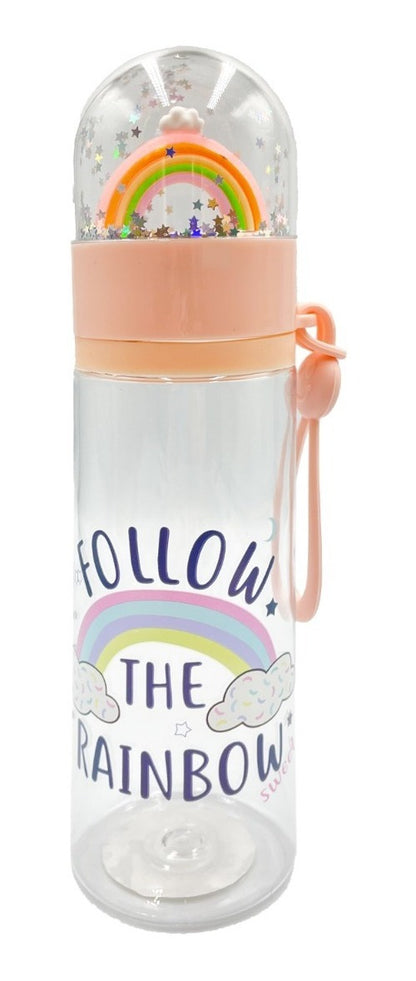 Vaso Para Agua Con Diseño Arcoiris Kawaii