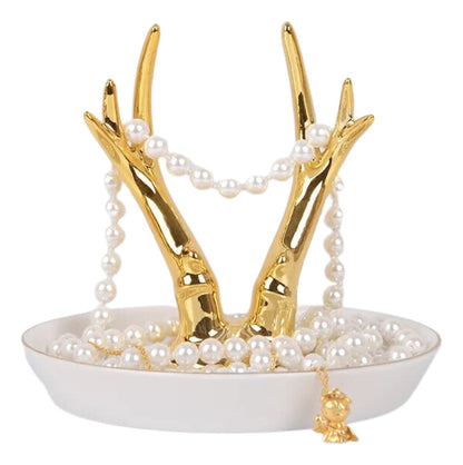 Plato Para Joyas Ciervo