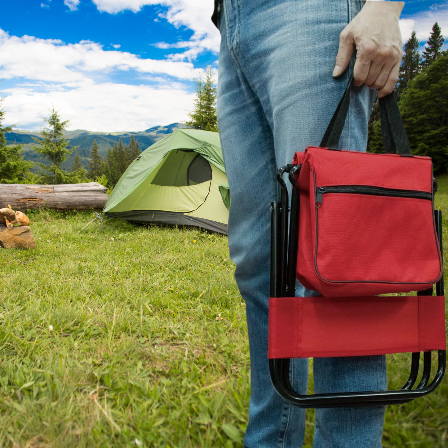 Silla de Camping con Bolso