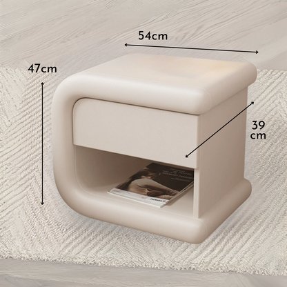 Velador Gardenia Izquierdo Ecocuero