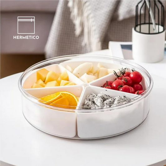 Contenedor 5 Divisiones Hermética Blanca