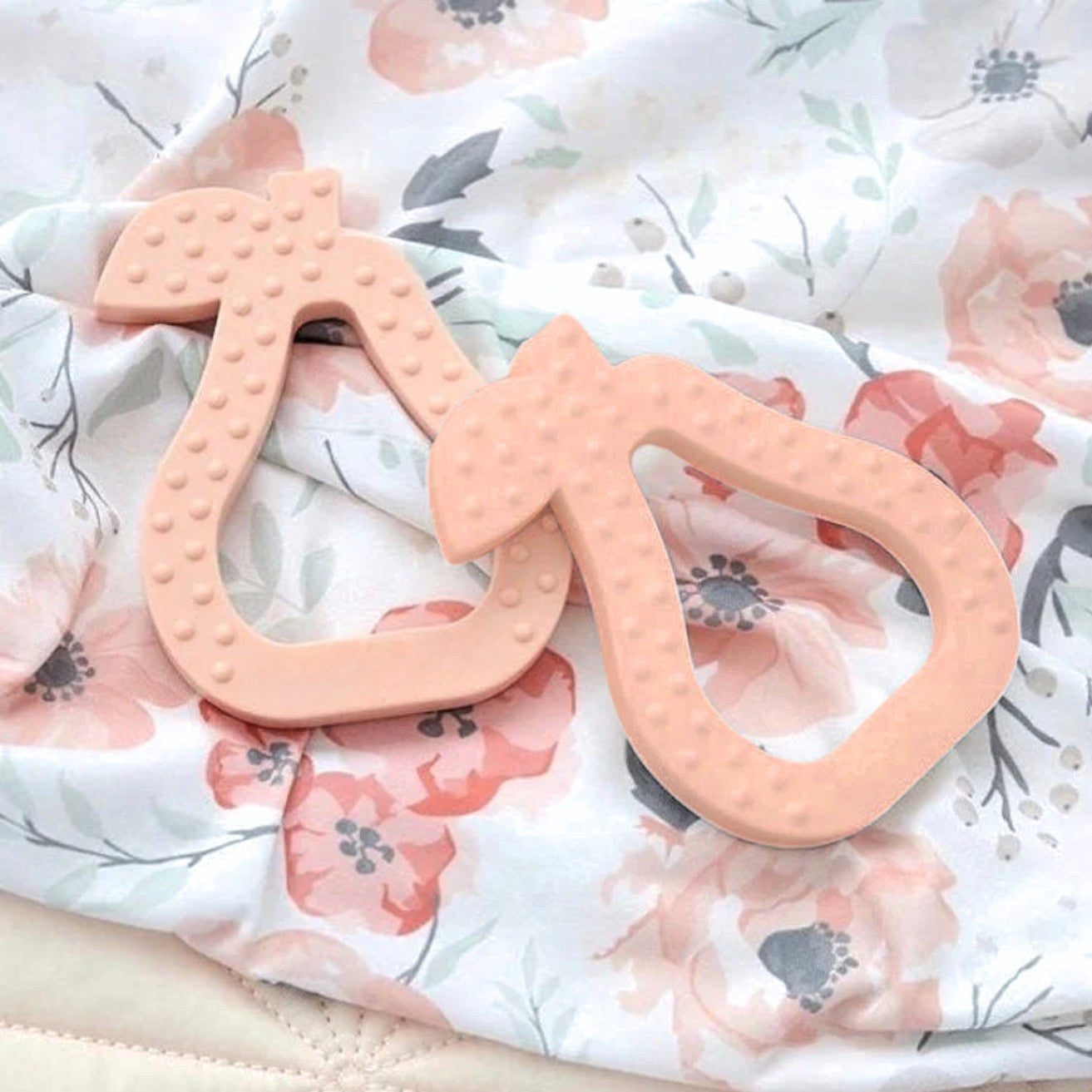 Mordedor Silicona con Texturas Fruta