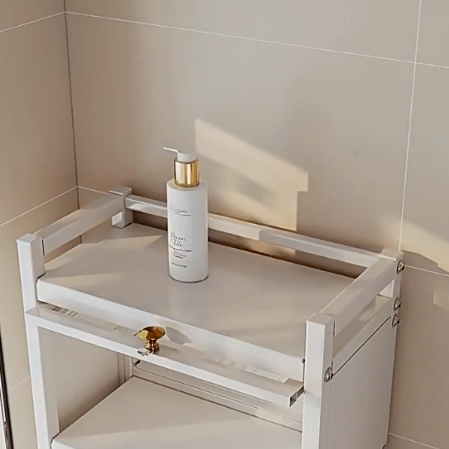 Estante de Lavandería Mueble Rack Blanco