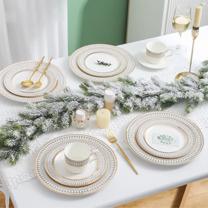 Set 36 Cubiertos Acero Inoxidable Ensalada y Postres