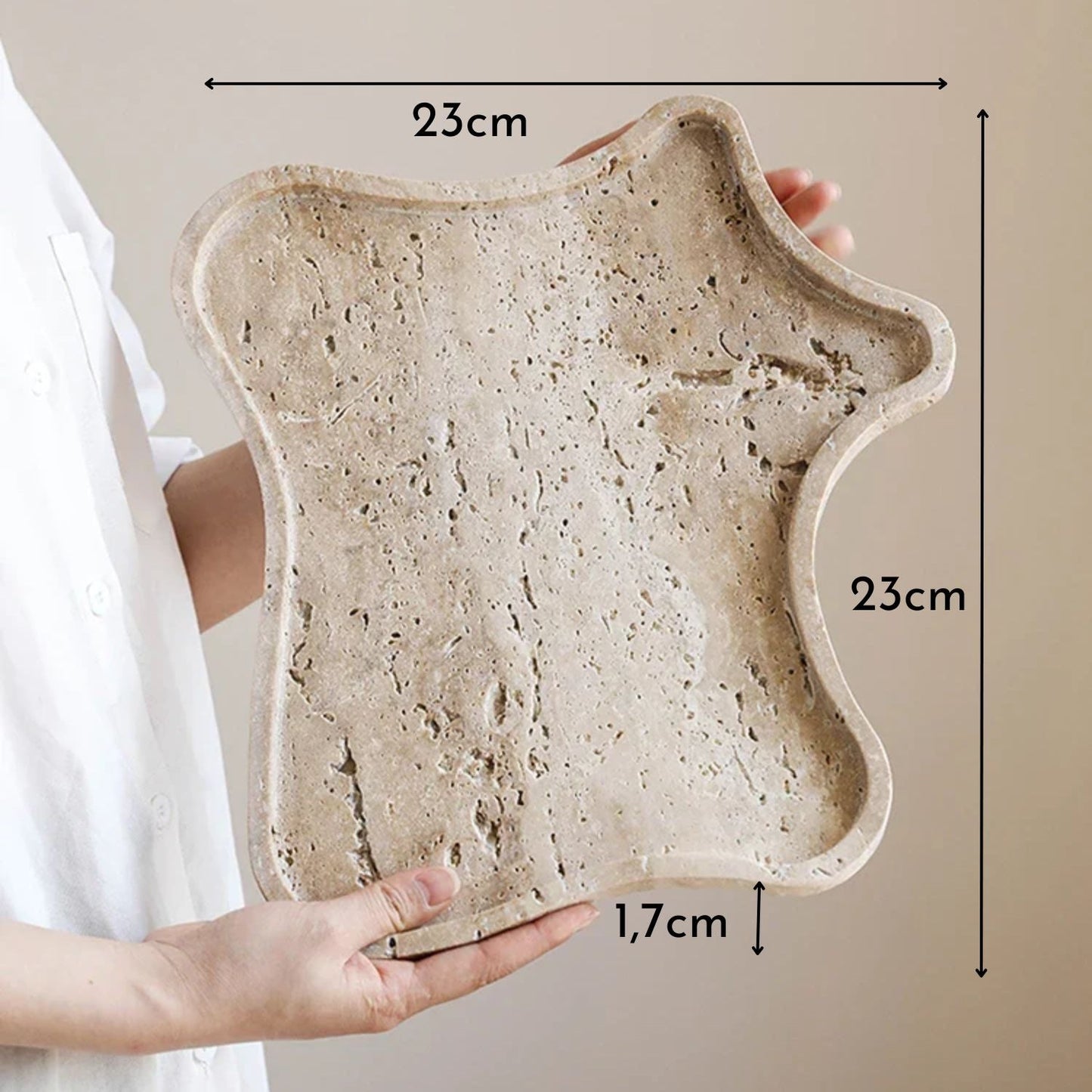 PREVENTA - Bandeja Irregular de Piedra