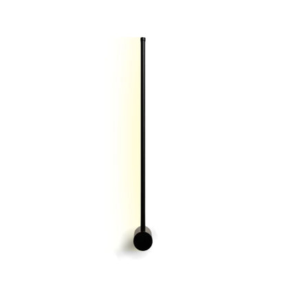 Lámpara De Aplique Linea 100cm Diseño A La Pared Minimalista Negro