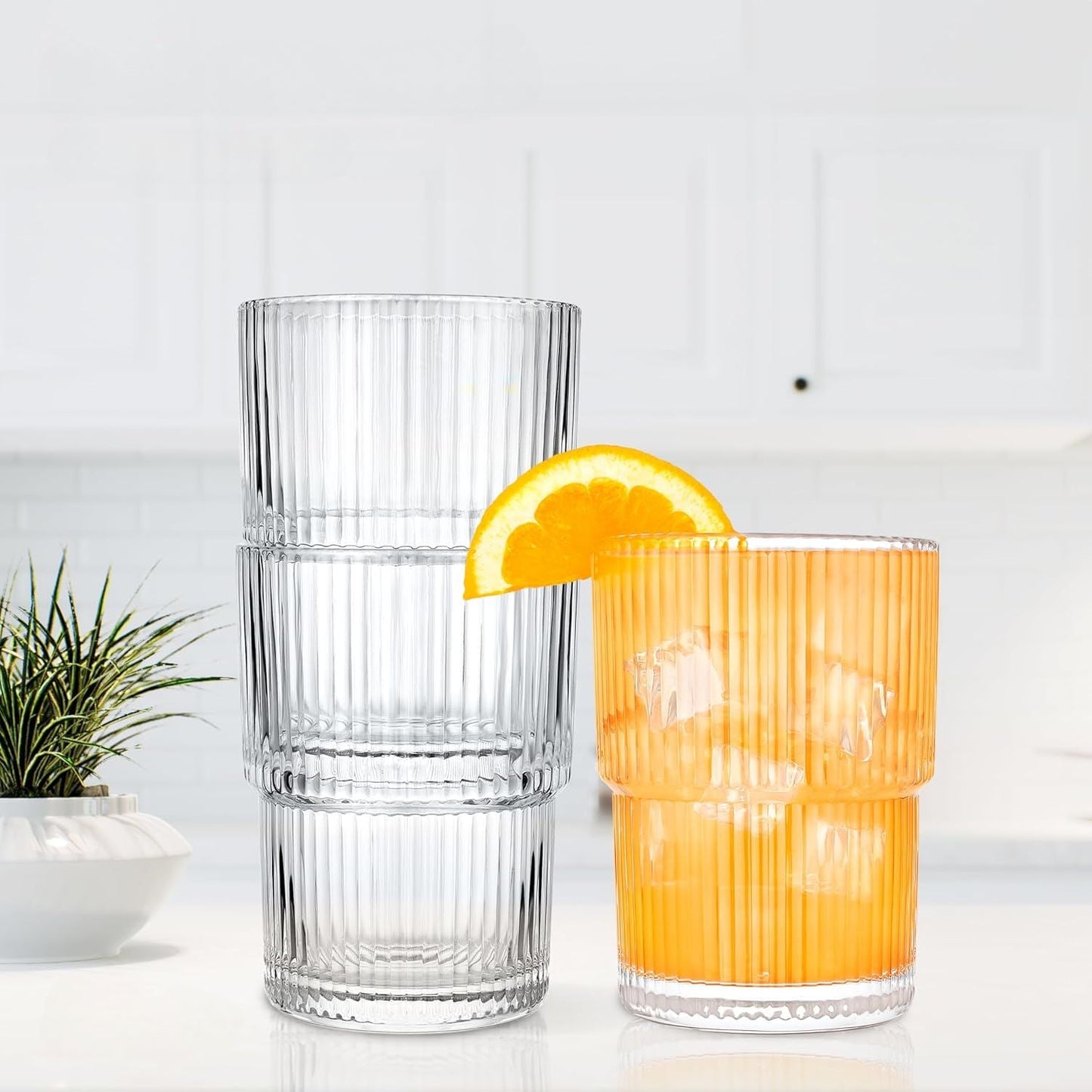 Set de 4 Vasos Highball Para Coctelería 180ml