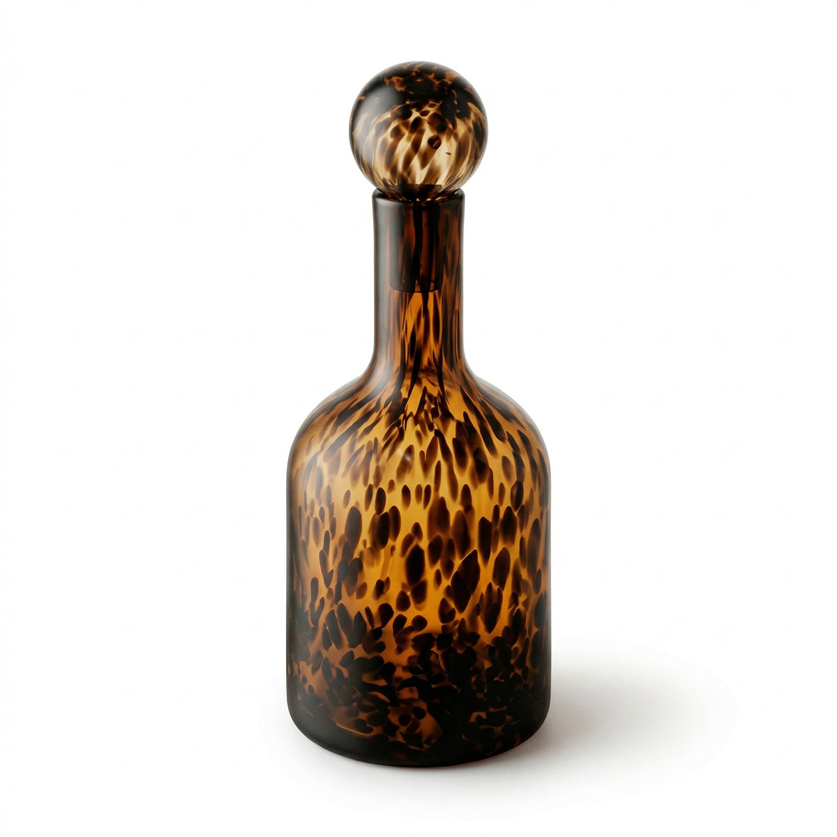 PREVENTA - Botella Decantador Carey Animal Print de Vidrio 36 cm