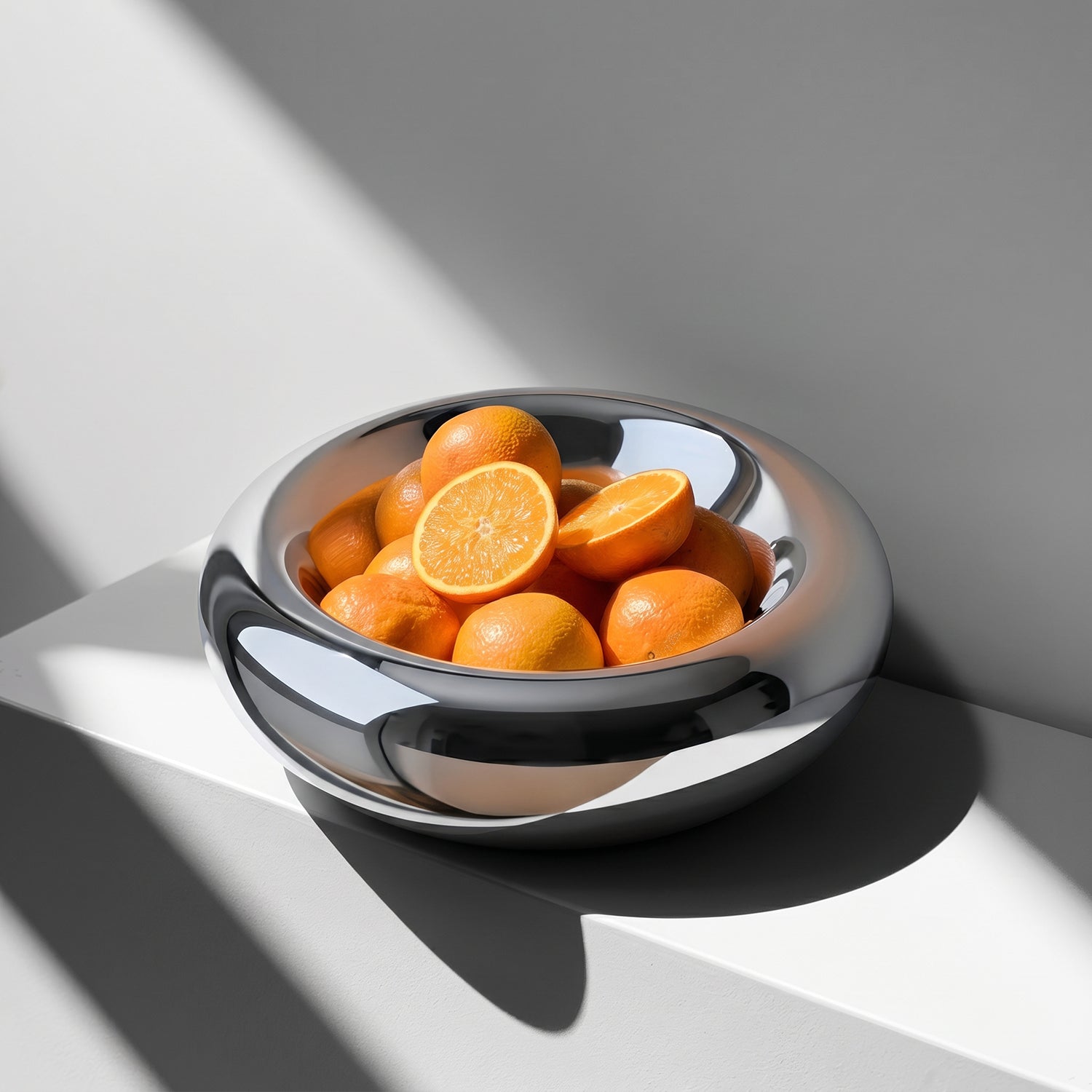 PREVENTA - Bowl Circular Silver de Acero Inoxidable