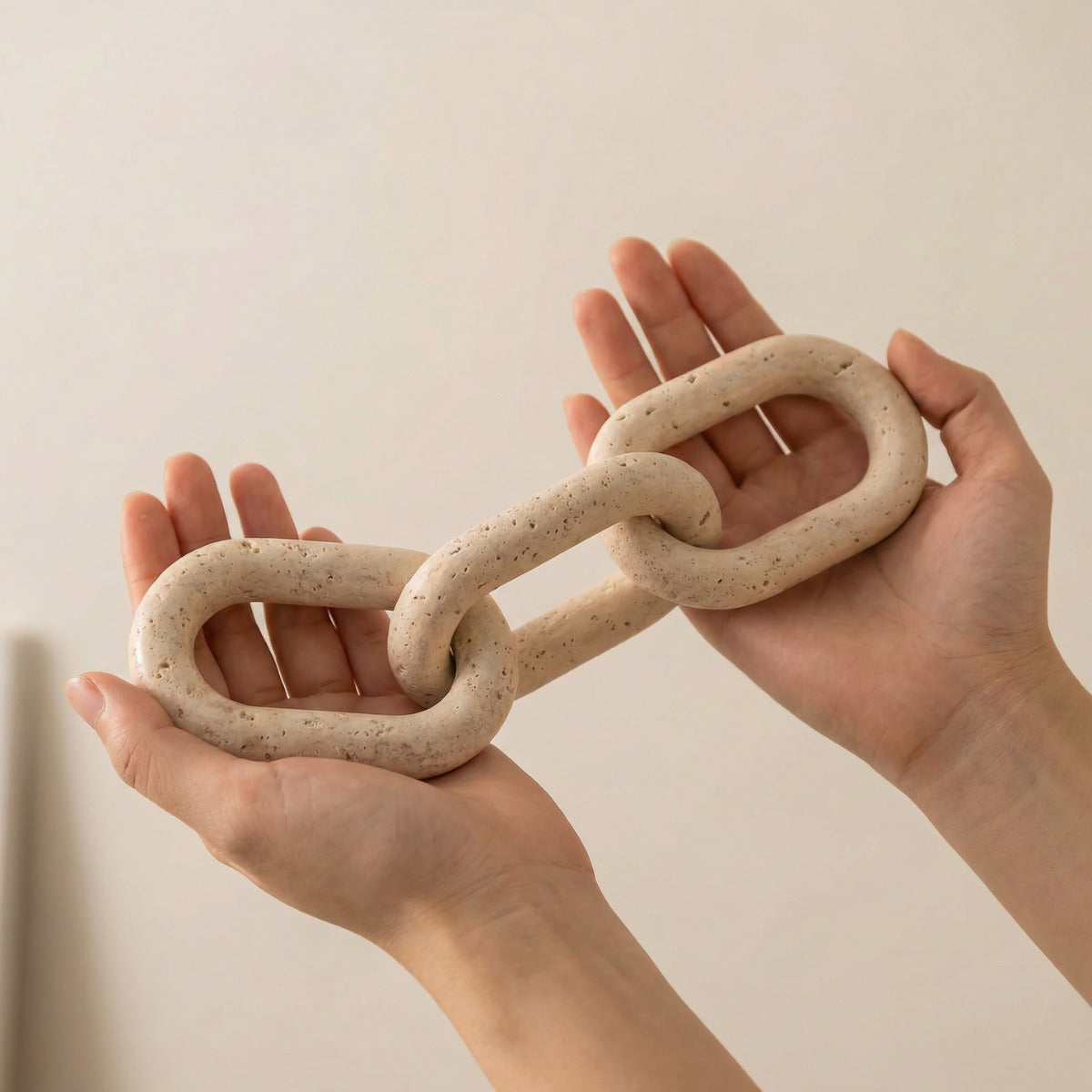 PREVENTA - Cadena Decorativa Roma de Travertino Natural