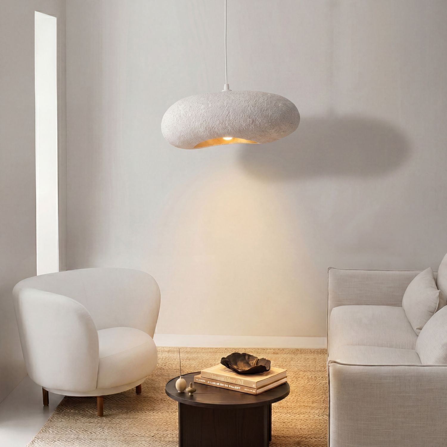 PREVENTA - Lámpara de Techo Wabi Sabi Blanco Moteado 45 cm
