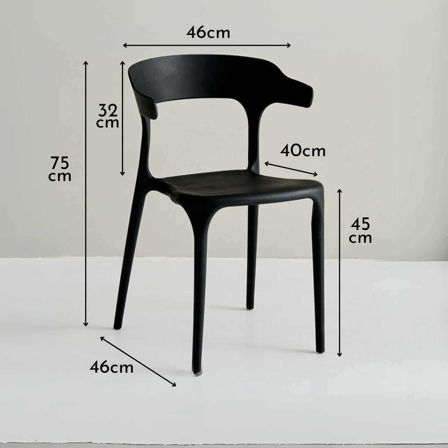 Silla Apilable Diseño Moderno