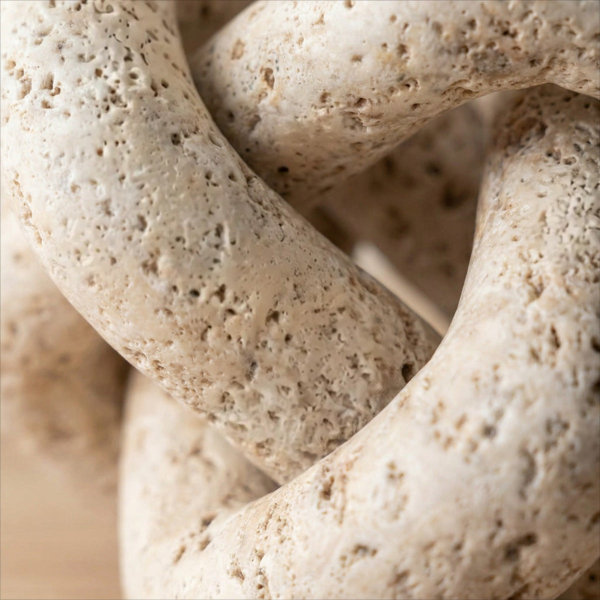 PREVENTA - Nudo de eslabones Decorativos Roma de Travertino