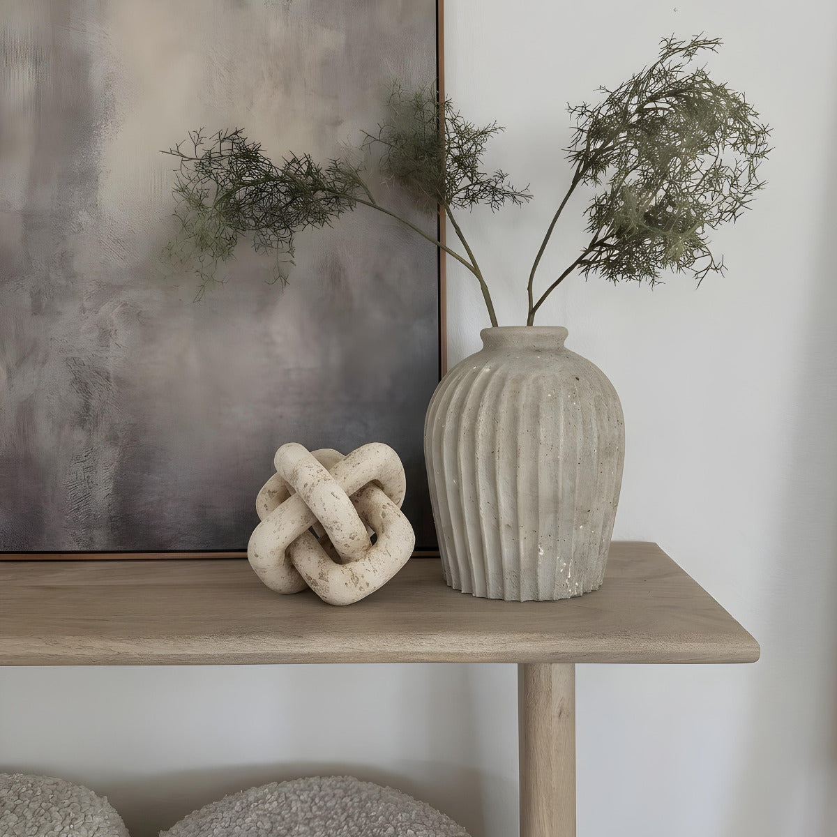 PREVENTA - Nudo de eslabones Decorativos Roma de Travertino