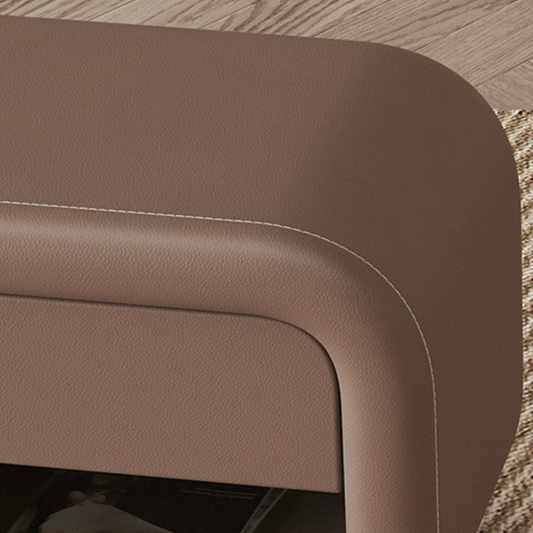 Velador Mocha Mousse Derecho Ecocuero