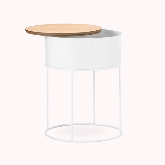 Mesa de Centro y Lateral con Almacenamiento