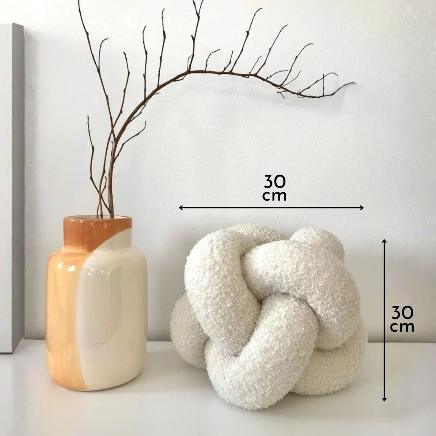 Cojín Nudo Nude Bouclé Deco