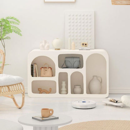 Aparador Organizador Geométrico Bogen Marfil Mediano