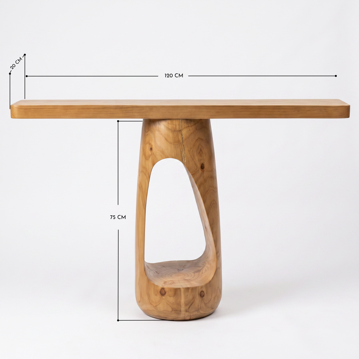 Mesa Arrimo Nido Madera Maciza Roble