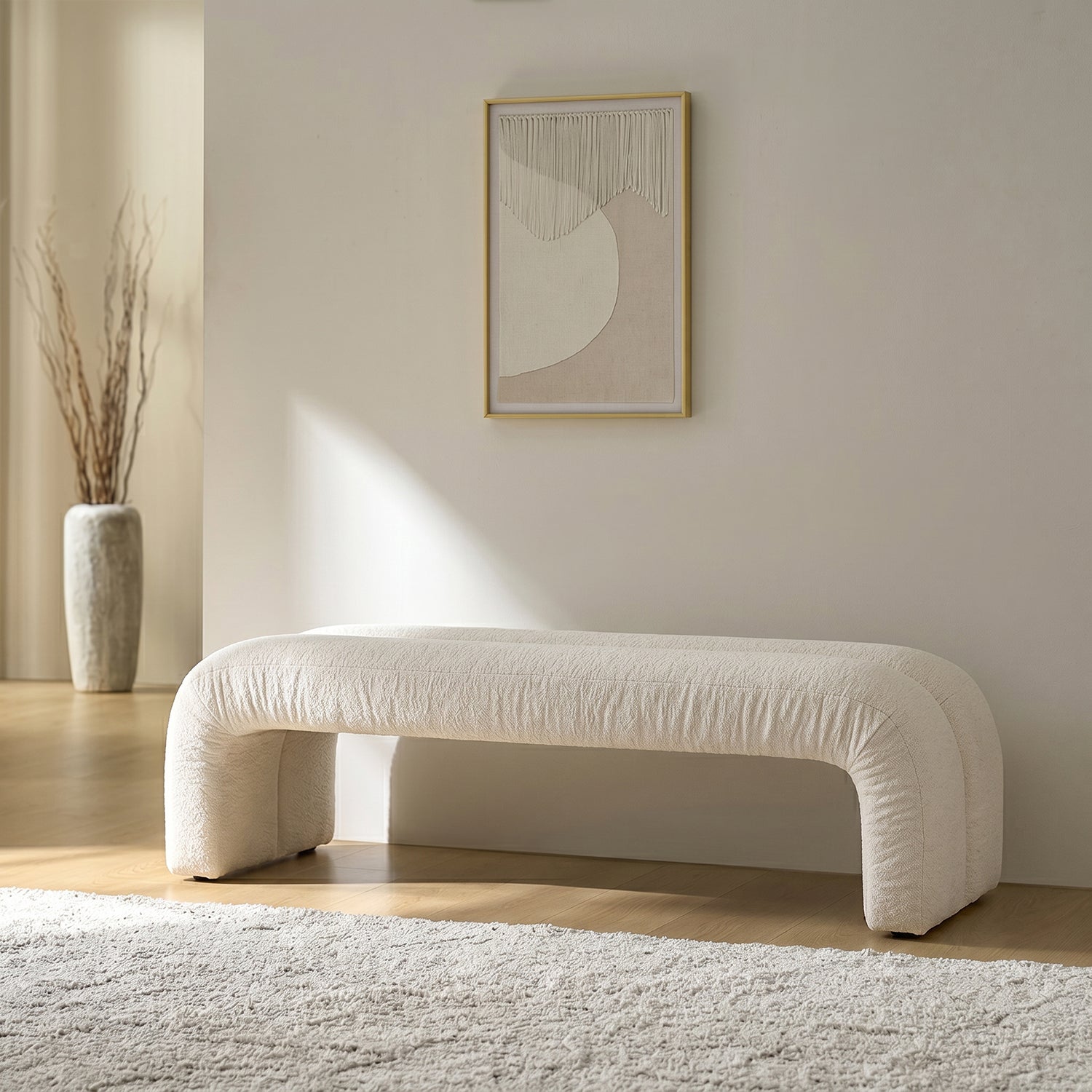 PREVENTA - Banqueta Otomana Chenille Velvet Dax