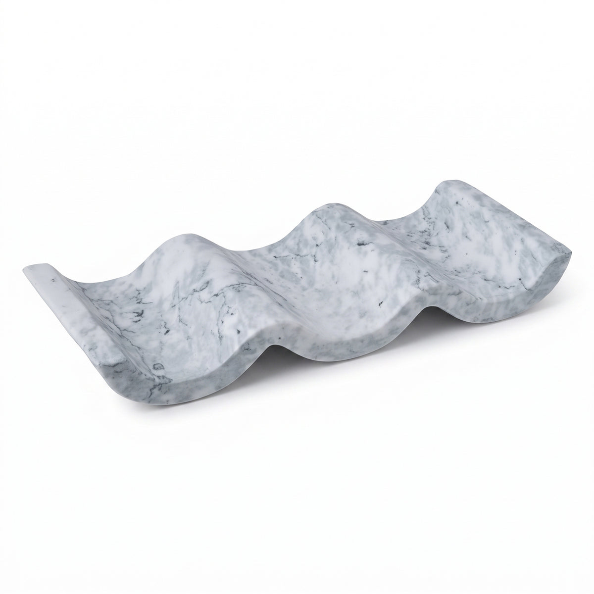PREVENTA - Botellero Wavy Horizontal de Mármol Gris