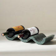 PREVENTA - Botellero Wavy Horizontal de Mármol Verde