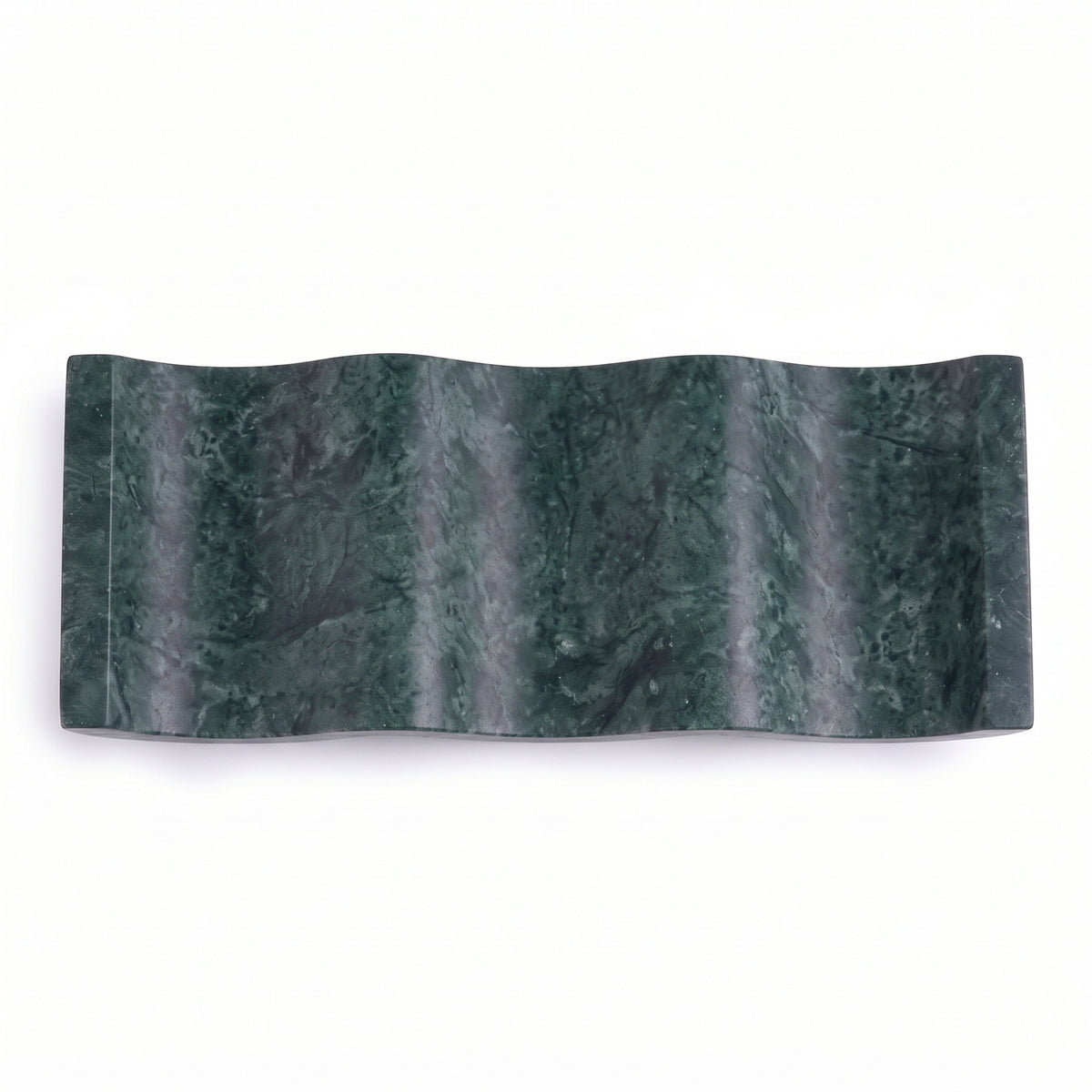 PREVENTA - Botellero Wavy Horizontal de Mármol Verde