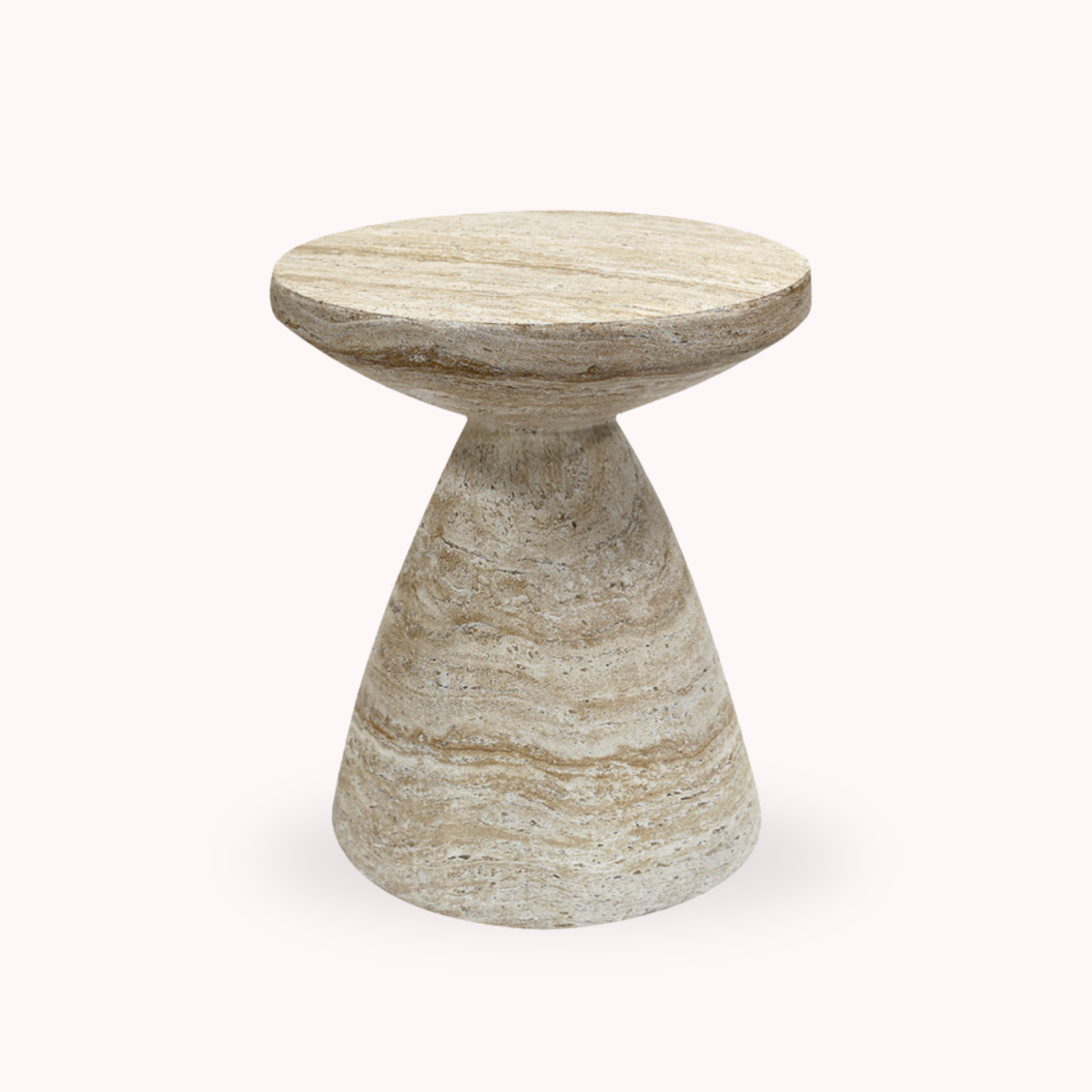 PREVENTA - Mesa Lateral Estilo Piedra Zahara